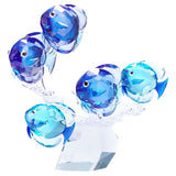 Swarovski School of Fish Figurine 5493705 – Crystal Ocean Collection, Multicolor Sculpture