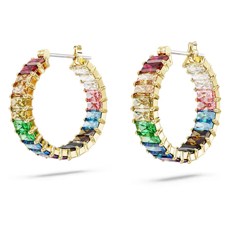 Matrix hoop earrings