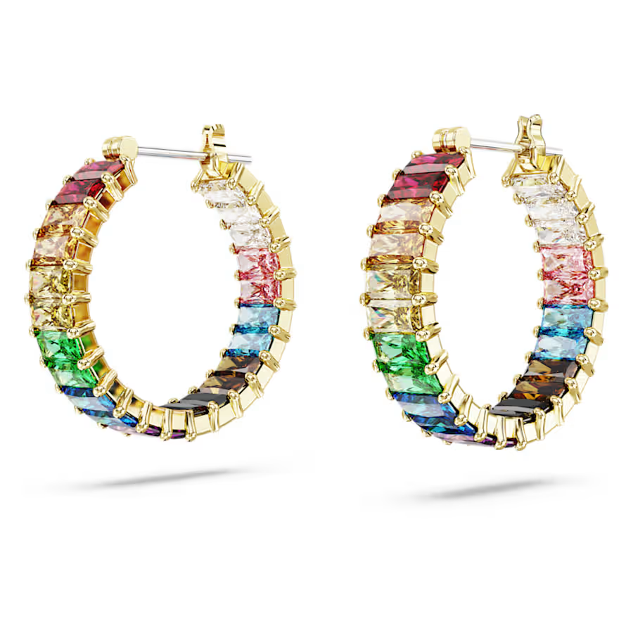 Swarovski Matrix hoop earrings