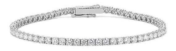 Platinum Tennis Bracelet 4.29 Carat Diamond