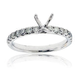 Simple Semi Mount .50ctw Diamond Ring