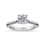 Gabriel & Co. Lauren ER6684W4JJJ – 14K White Gold Round Diamond Engagement Ring
