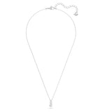 Swarovski Attract Trilogy Pendant Necklace 5414970 – White Crystals, Rhodium Plated