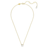 Swarovski 5636703 Constella Pendant Necklace – Round Cut White Crystal, Gold-Tone Plated
