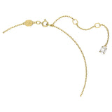 Swarovski 5636703 Constella Pendant Necklace – Round Cut White Crystal, Gold-Tone Plated