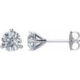 Women's Earrings White Gold 1/4CTW Diamond Studs