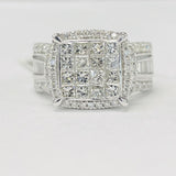 2 1/2CTW Composite Diamond Engagement Ring