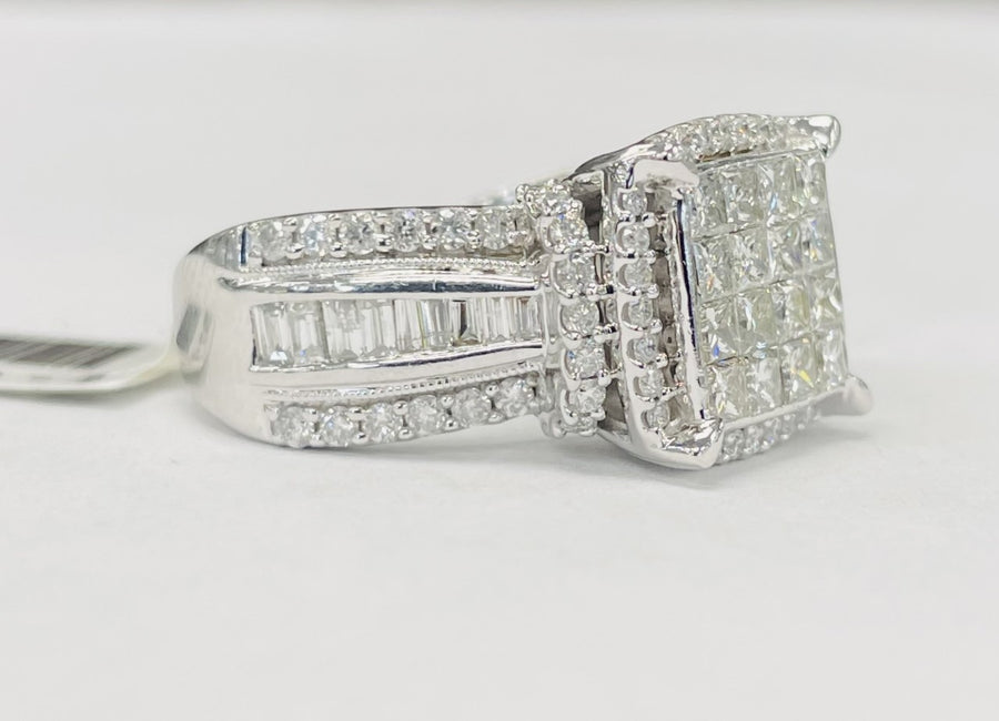 2 1/2CTW Composite Diamond Engagement Ring