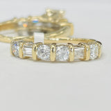 Yellow Gold Quad Diamond Wedding Set 1 7/8CTW