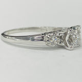 Vintage Petite Three Stone Diamond Ring