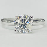 White Gold Certified 1.57CT Solitare Diamond Engagement Ring