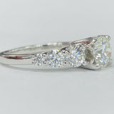 Tidewater Classic - Platinum VS-SI 2.17CTW Certified Diamond Five Stone Ring