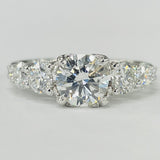 Tidewater Classic - Platinum VS-SI 2.17CTW Certified Diamond Five Stone Ring