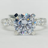 Noam Carver A011-01A – Diamond Pave Engagement Ring, 14K White Gold, 1.06ct Accent Diamonds