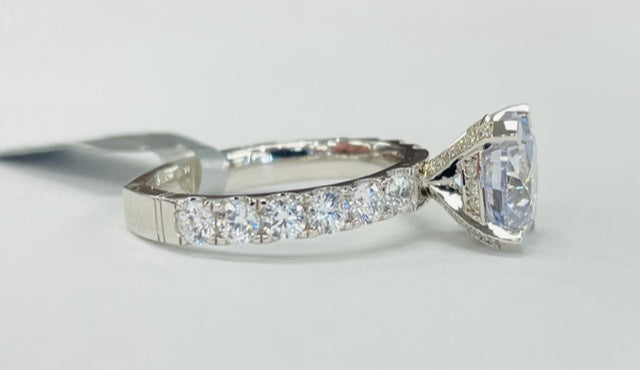 Noam Carver - Premium Diamond Accented Solitare Setting