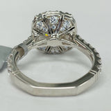 Noam Carver A029-01A Halo Diamond Engagement Ring – Customizable in 14K/18K Gold or Platinum