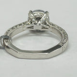 Noam Carver - Premium Vintage Inspired Hidden Halo White Gold Diamond Setting