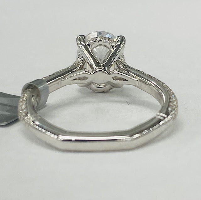 Noam Carver - Premium Accented Pave Diamond Hidden Halo Setting