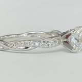White Gold 1 1/5CTW VVS2/G GIA Certified Diamond Engagement Ring