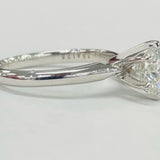 White Gold 1.31CT "Radiant Star" Diamond Solitaire