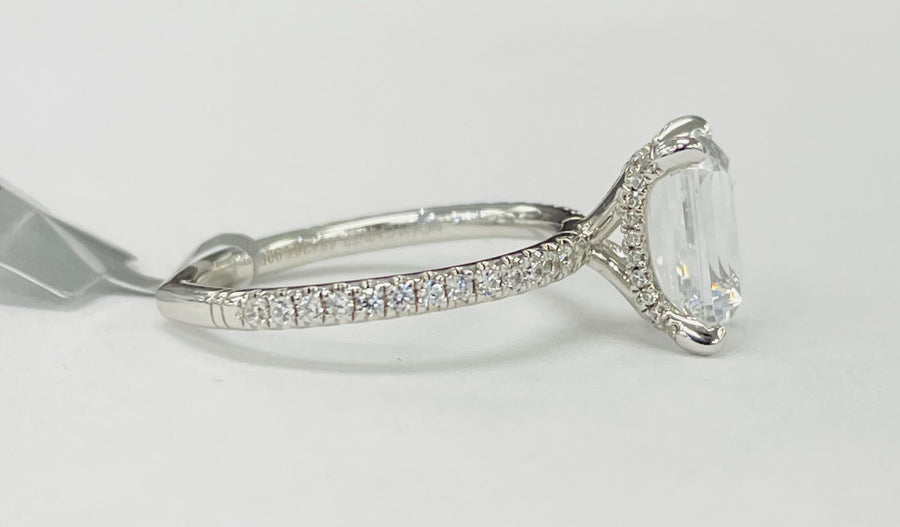 Noam Carver - Premium Petite Hidden Halo Diamond Accented Setting