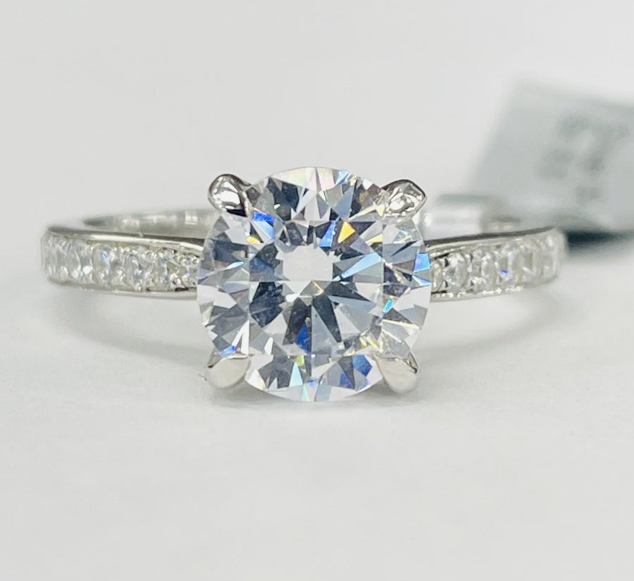 Noam Carver - Premium Hidden Halo Accented Channel Set Diamond Setting