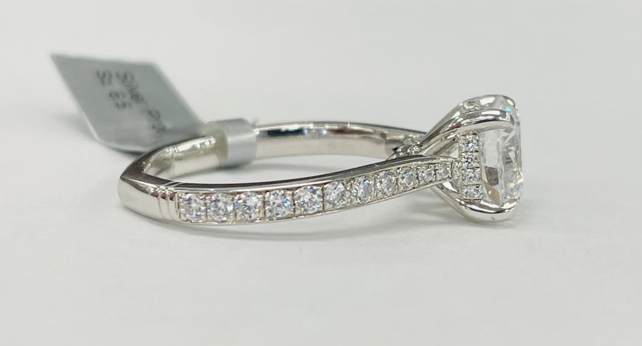 Noam Carver - Premium Hidden Halo Accented Channel Set Diamond Setting