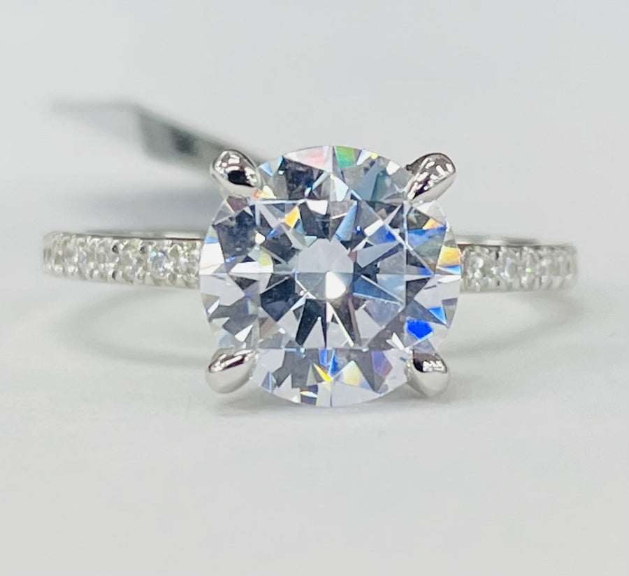 Noam Carver - Premium Elegant Hidden Halo Diamond Setting