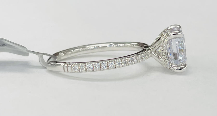 Noam Carver - Premium Elegant Hidden Halo Diamond Setting