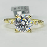 Noam Carver - Premium Hidden Halo Diamond Accented Setting