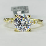 Noam Carver - Premium Hidden Halo Diamond Accented Setting