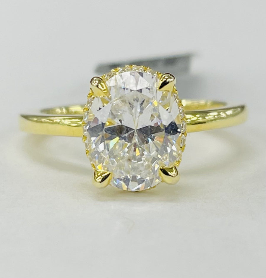 Noam Carver - Premium Hidden Halo Diamond Setting