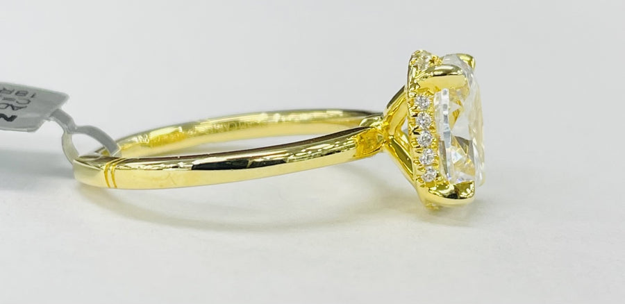 Noam Carver - Premium Hidden Halo Diamond Setting