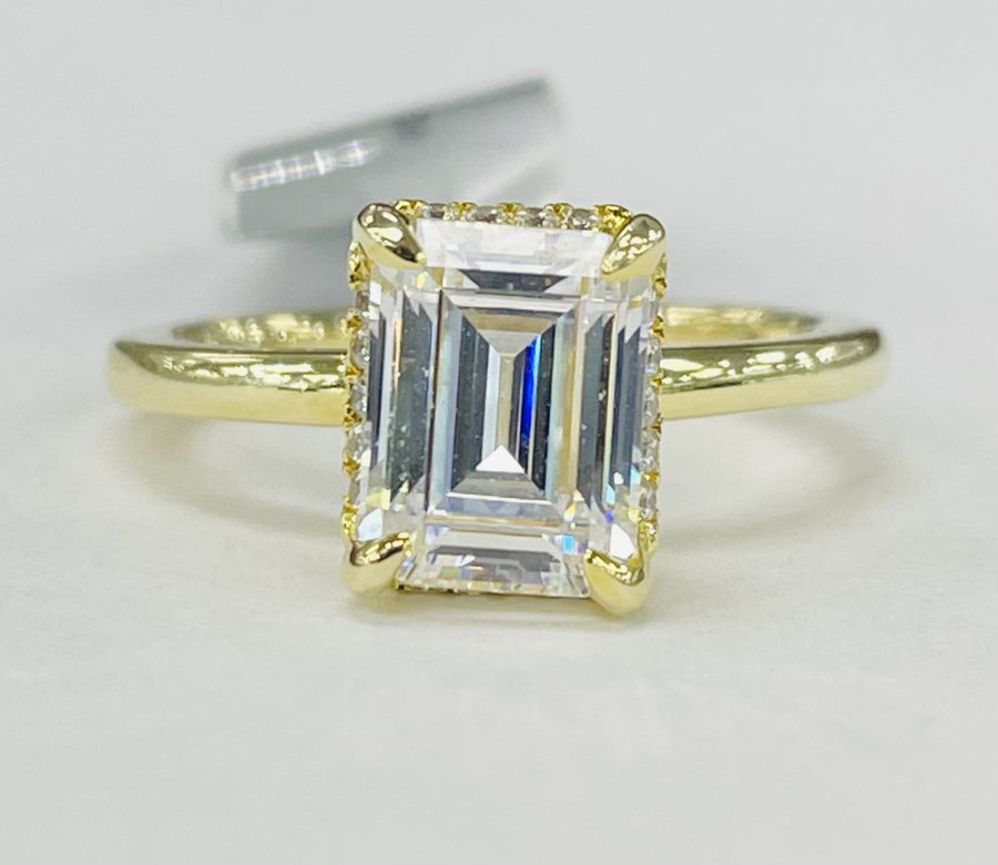 Noam Carver - Premium Hidden Halo Soliatire Diamond Setting