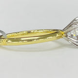 Noam Carver A042-01YMA – Classic Solitaire Engagement Ring, Round Diamond Mounting, 14K Yellow Gold