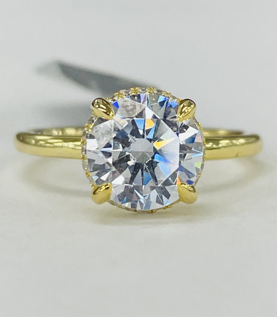 Noam Carver - Premium Hidden Halo Diamond Setting