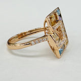 Bellarri - Multi-Colored Gemstone And Diamond Modern Ring