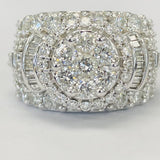 4CTW Diamond Composite Engagement Ring