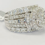 4CTW Diamond Composite Engagement Ring