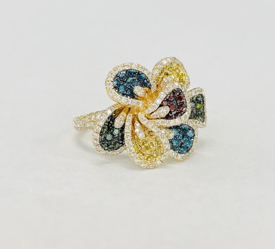 LeVian Estate Mixberry Diamond Cocktail Ring