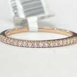 Rose Gold Diamond Wedding Band