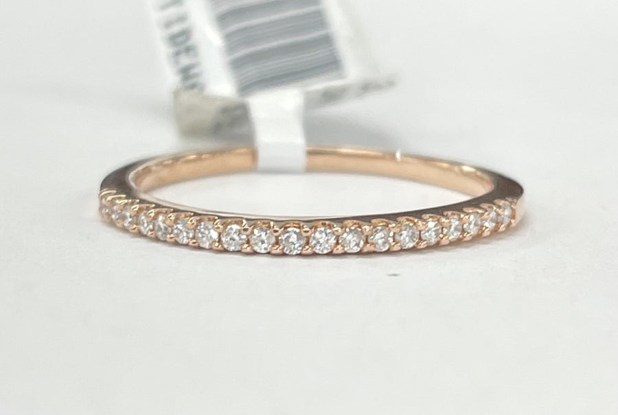 Rose Gold Diamond Wedding Band