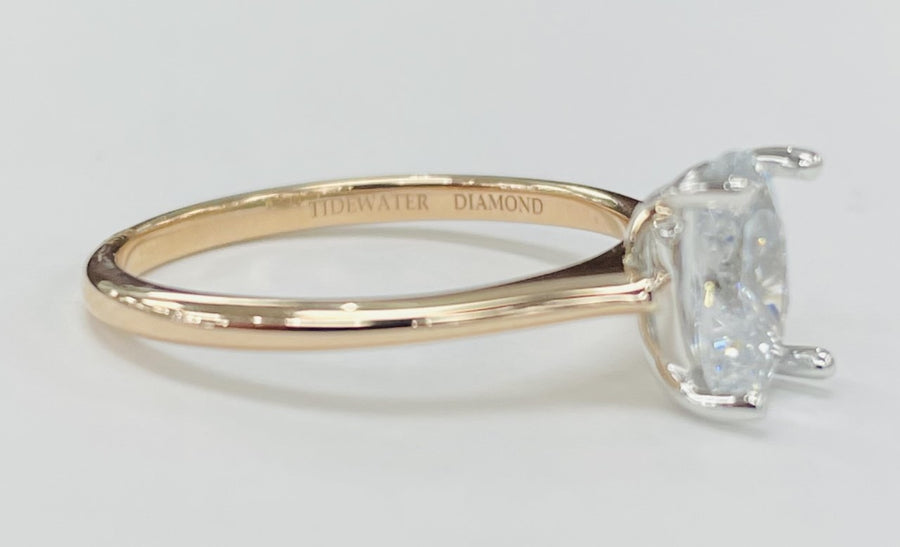 Tidewater Classic Slim Semi-Mount Rose Gold