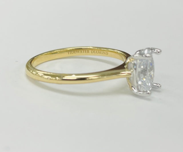 Tidewater Classic Slim Semi-Mount Yellow Gold