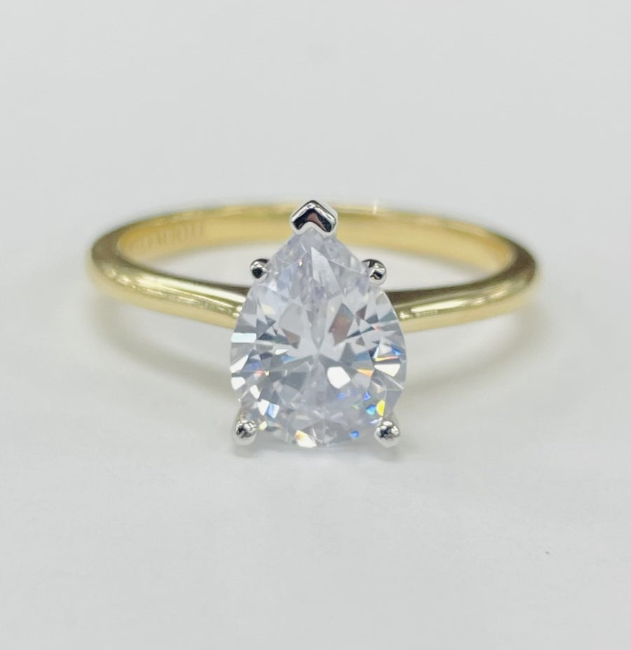 Tidewater Classic Slim Semi-Mount Yellow Gold