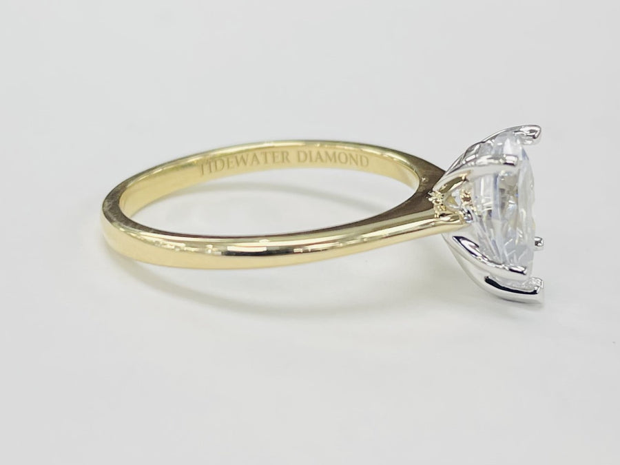 Tidewater Classic Slim Semi-Mount Yellow Gold