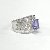 One Of A Kind Tanzantie & Diamond Statement Ring