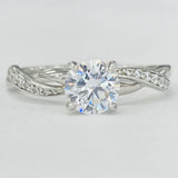 Romance - Simple Twist Diamond Setting