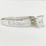 Romance - Classic Princess Cut Channel Set Setting
