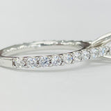 Romance - Pave Set Cathedral Style Almost Eternity Setting